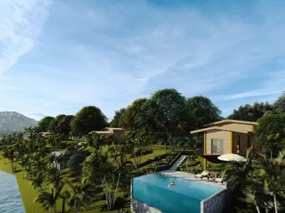 Laos Thalat Resort 3D model