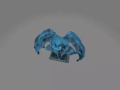 Gargoyle statue 3D print model