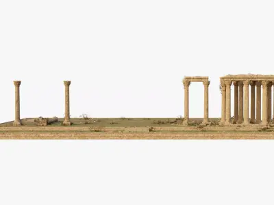 Temple of Olympian Zeus 3D model