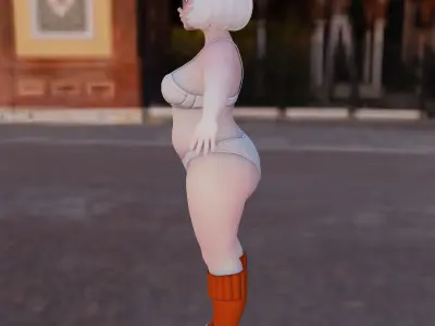  Velma Dinkley Low-poly 3D model