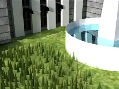 arabe house Free low-poly 3D model
