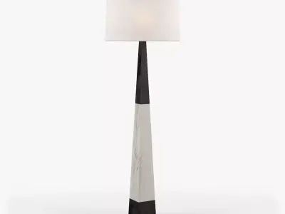 Uttermost Trian Floor Lamp 3D model