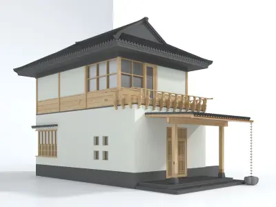 TRADITIONAL PIECES - OLD HOUSE 3D model