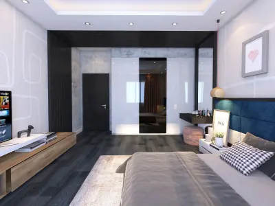 Bedroom Interior scene  3D model purchase