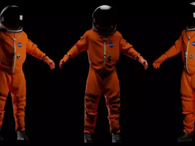 SPACE SUIT 3D MODEL Low-poly 3D model
