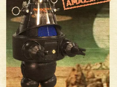 Robby The Robot Low-poly 3D model
