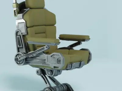 Sci-Fi Chair  3D model