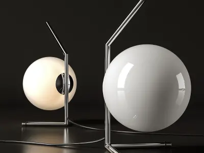 Table lamp IC 3D model