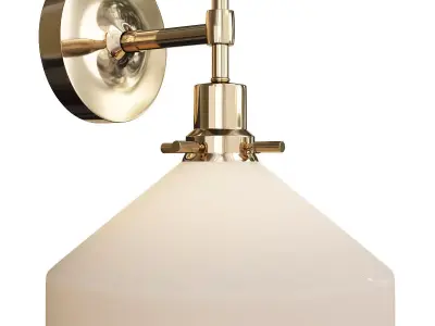 FITTER SINGLE WALL SCONCE Low-poly 3D model