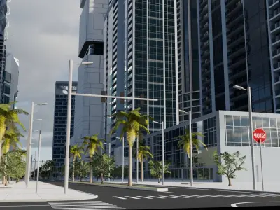 Modern City 3D model