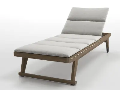 Gio Chaise Lounge 3D model