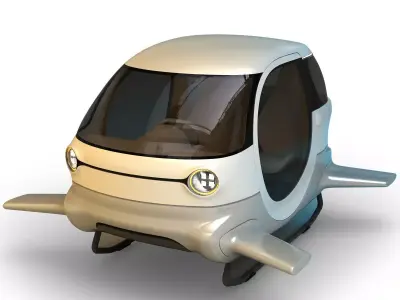 Kancil EV-8 Fly 3D model