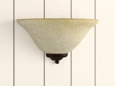 Zulema Light Dimmable Flush Mounted Sconce Free 3D model