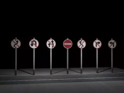 STREET SIGN  Low-poly 3D model