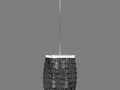 722040 Limpio Lightstar Pendant chandelier 3D model