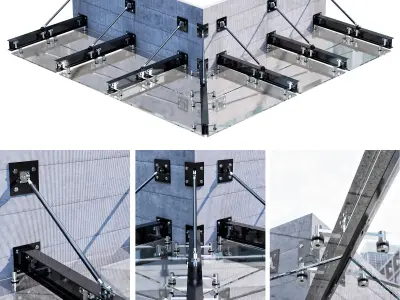 GLASS CANOPY NO6 A 3D model