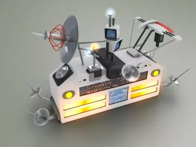 Skyway Condition Weather Station 3D model