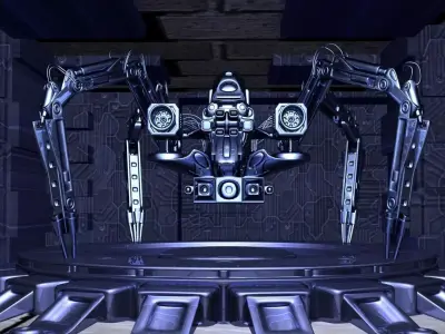 Robot Fourleger A 3D model