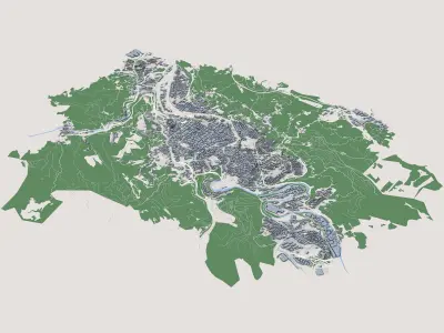 Bilbao City Spain 3D model