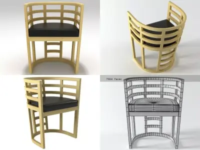 Cartesia chair 3D model