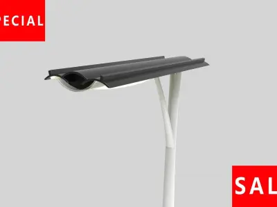 Street light design 3D model