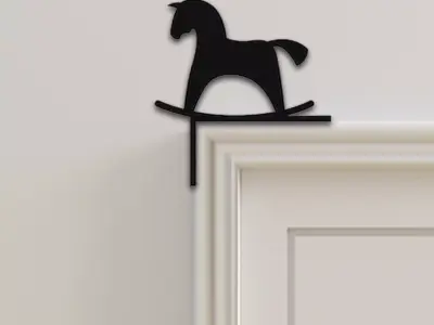 Horse Door Corner Decor 3D print model purchase