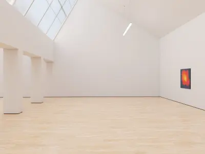 Art Museum Gallery Interior 23 Low-poly 3D model