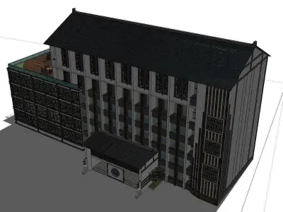 vacation spot-Resort-Fashion Leisure Hotel-0170 3D model