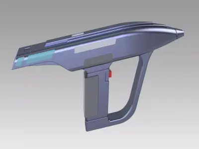 Star Trek The Next Generation Romulan Disruptor 3D model