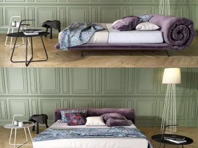 Bonaldo Blanket bed 3D model