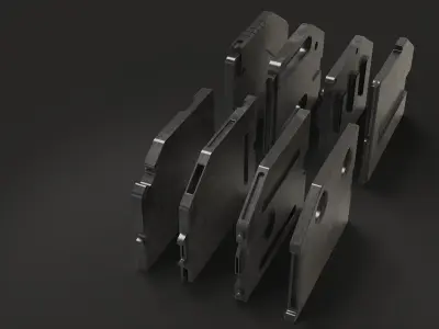 scifi doors minipack vol2 3D model