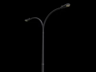 Street Light Pole  Low-poly 3D model