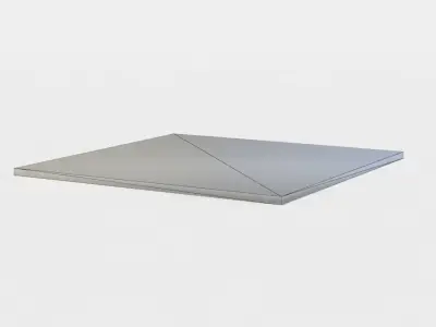 Floor platform Low-poly 3D model