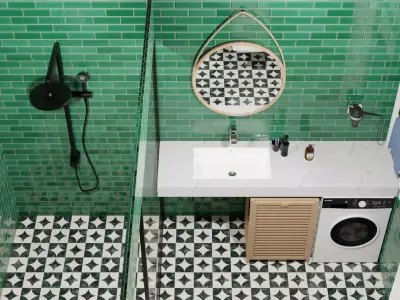 3d toilet bathroom 3D model