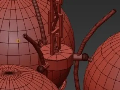 Ball and String 3D model