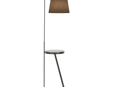 Classic Iron Floor Light 3D model