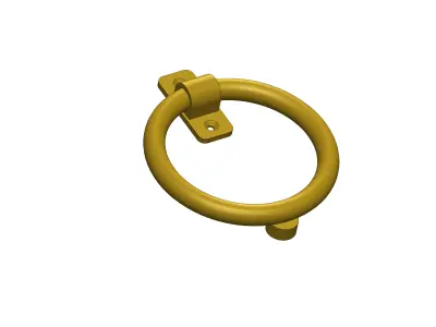 Solidworks Brass Door Knocker 3D model