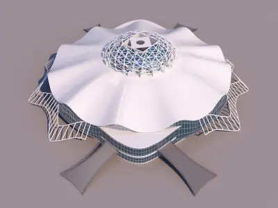0096 - Organic Building 3D model