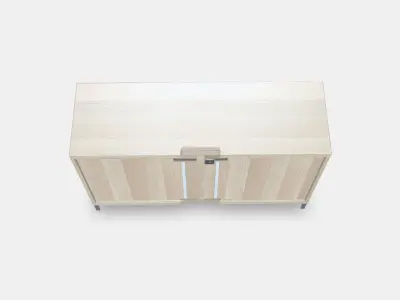 BESTA TV bench with doors 22 Low-poly 3D model purchase