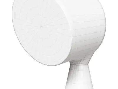 Binic by Foscarini Designer Table Lamp white 3D model