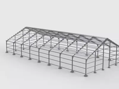 building frame  3D model