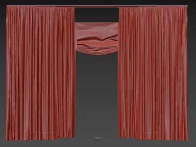 Curtains 6 curtain 3D model