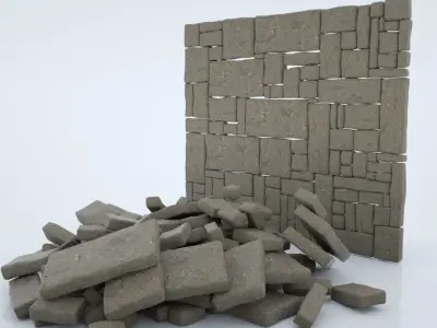 paving stones  Free 3D model