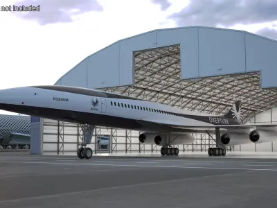  Overture Supersonic Jet Aircraft 