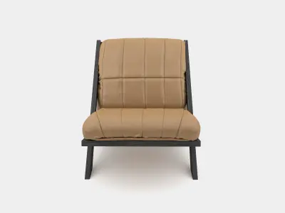 Patchwork lounge chair 3D model