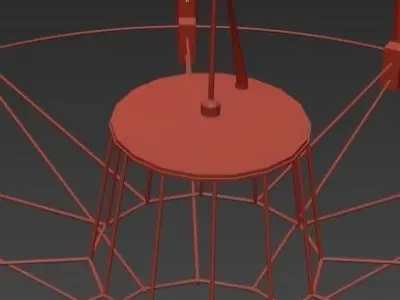 Flying Saucer Pendant 3D model