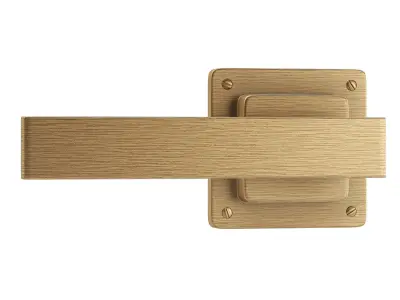 Ander Metallic Door Handles Low-poly 3D model