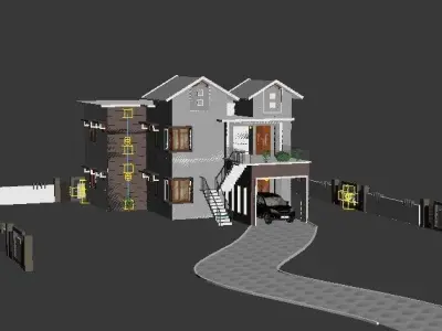 HOME 3 house 3D model