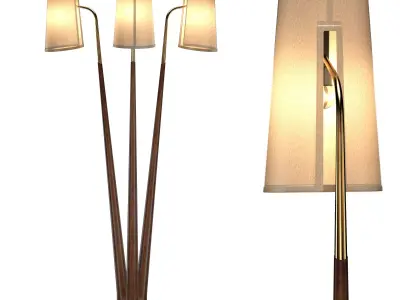 Swan Floor Lamp 3D model