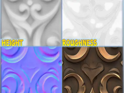 Stylized Ornaments Seamless Texture Texture